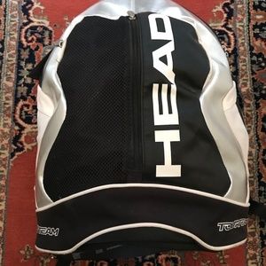HEAD Tennis Bag. Silver and Black. Great condition